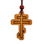 Auto Miris Drveni - Krst Pravoslavni - RUSKI