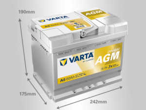 AGM VARTA Silver D+ 60ah/680A