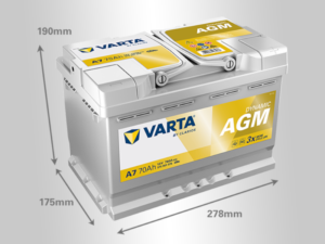 AGM VARTA Silver D+ 70ah/760A