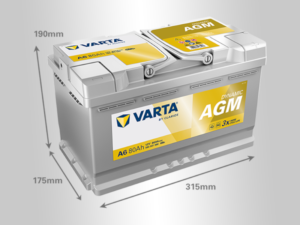 AGM VARTA Silver D+ 80ah/800A