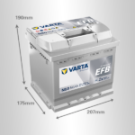EFB VARTA Blue D+ 50ah/550A